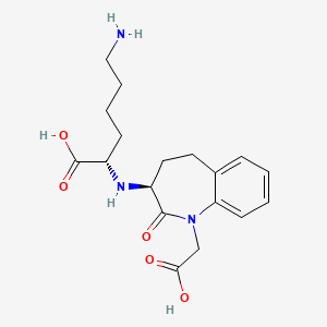 molecular formula C18H25N3O5 B1675239 Libenzapril CAS No. 109214-55-3