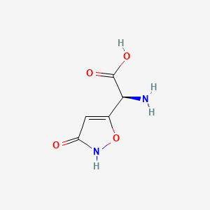 molecular formula C5H6N2O4 B1675241 L-Ibotenic acid CAS No. 25690-45-3