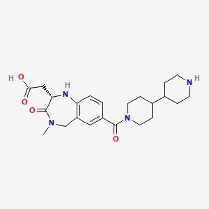molecular formula C23H32N4O4 B1675245 Lotrafiban CAS No. 171049-14-2