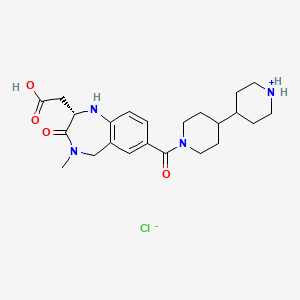 molecular formula C23H33ClN4O4 B1675246 Lotrafiban Hydrochloride CAS No. 179599-82-7