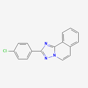 molecular formula C16H10ClN3 B1675247 Lotrifen CAS No. 66535-86-2