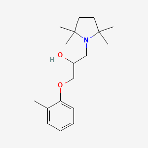 molecular formula C18H29NO2 B1675248 Lotucaine CAS No. 52304-85-5