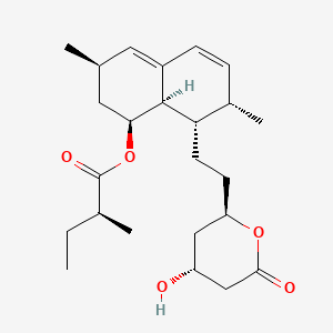 molecular formula C24H36O5 B1675250 Lovastatin CAS No. 75330-75-5
