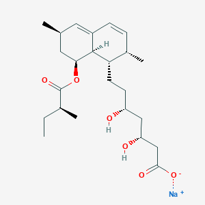 molecular formula C24H37NaO6 B1675251 Lovastatin Sodium CAS No. 75225-50-2