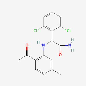 molecular formula C17H16Cl2N2O2 B1675253 Loviride CAS No. 147362-57-0