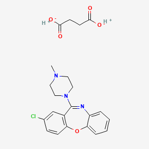 molecular formula C22H24ClN3O5 B1675255 Loxapine Succinate CAS No. 27833-64-3