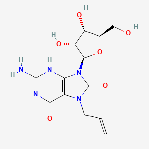 molecular formula C13H17N5O6 B1675258 Loxoribine CAS No. 121288-39-9