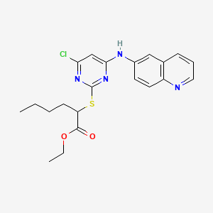 molecular formula C21H23ClN4O2S B1675261 LP117 