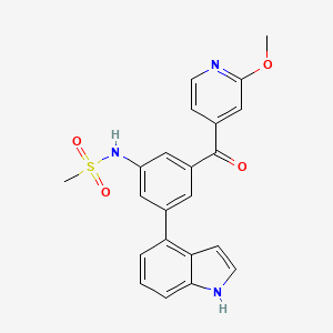 molecular formula C22H19N3O4S B1675265 LP-261 CAS No. 915412-67-8