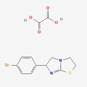 (S)-6-(p-Bromophenyl)-2,3,5,6-tetrahydroimidazo(2,1-b)thiazole oxalate