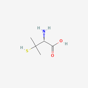 molecular formula C5H11NO2S B1675270 L-青霉胺 CAS No. 1113-41-3