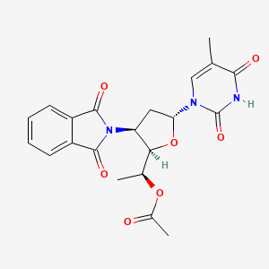 molecular formula C21H21N3O7 B1675278 L-Ristosamine nucleoside CAS No. 136035-11-5