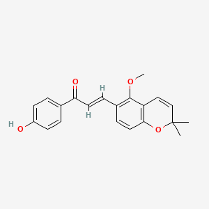 molecular formula C21H20O4 B1675289 Licoagrochalcone B CAS No. 325144-67-0