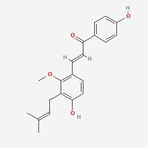 molecular formula C21H22O4 B1675292 Licochalcone C CAS No. 144506-14-9