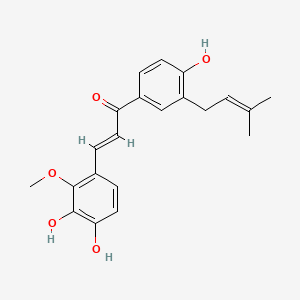 molecular formula C21H22O5 B1675293 甘草黄素D CAS No. 144506-15-0