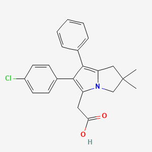 molecular formula C23H22ClNO2 B1675295 利可非龙 CAS No. 156897-06-2