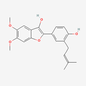molecular formula C21H22O5 B1675300 Liconeolignan CAS No. 82209-75-4