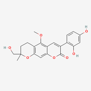 B1675301 Licopyranocoumarin CAS No. 117038-80-9