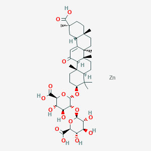 molecular formula C84H118O32Zn3 B1675302 Licorice CAS No. 85441-51-6