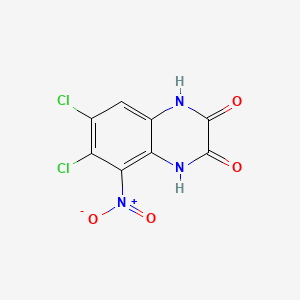molecular formula C8H3Cl2N3O4 B1675307 Licostinel CAS No. 153504-81-5