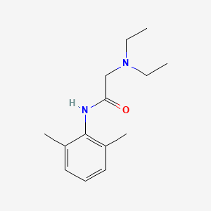 molecular formula C14H22N2O B1675312 利多卡因 CAS No. 137-58-6