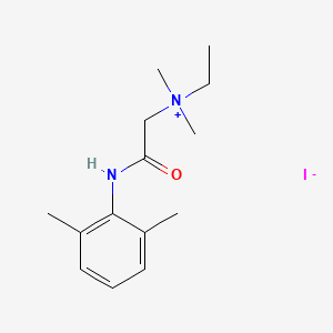 molecular formula C15H25IN2O B1675313 Lidocaine methiodide CAS No. 1462-71-1