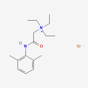 molecular formula C16H27BrN2O B1675314 Lidocaine N-ethyl bromide CAS No. 21306-56-9