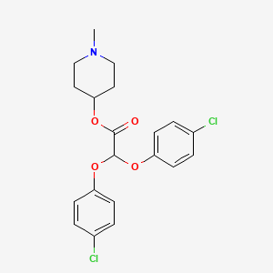 molecular formula C20H21Cl2NO4 B1675321 Lifibrate CAS No. 22204-91-7