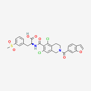 molecular formula C29H24Cl2N2O7S B1675323 Lifitegrast CAS No. 1025967-78-5