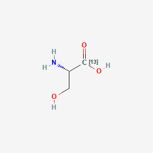 molecular formula C213CH7NO3 B1675328 L-Serine-1-13C CAS No. 81201-84-5