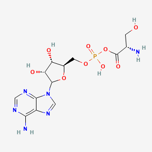 molecular formula C13H19N6O9P B1675329 Seryl-adenylate CAS No. 52435-67-3