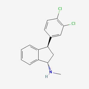 molecular formula C16H15Cl2N B1675337 Indatraline CAS No. 97229-15-7