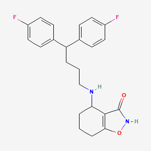 molecular formula C23H24F2N2O2 B1675340 LU-32-176B 