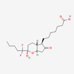 molecular formula C20H32F2O5 B1675349 Lubiprostone CAS No. 333963-40-9