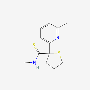 molecular formula C12H16N2S2 B1675353 Lucartamide CAS No. 76743-10-7