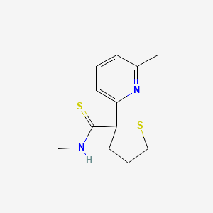 molecular formula C12H16N2OS2 B1675353 Lucartamide CAS No. 76743-10-7