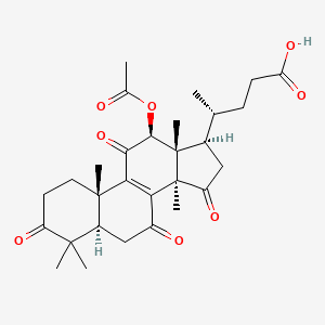 molecular formula C29H38O8 B1675358 Lucidenic acid D CAS No. 98665-16-8