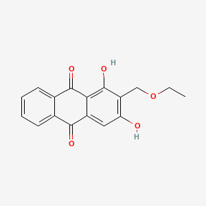molecular formula C17H14O5 B1675362 Lucidin ethyl ether CAS No. 17526-17-9