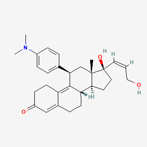 molecular formula C29H37NO3 B1675395 Lilopristone CAS No. 97747-88-1