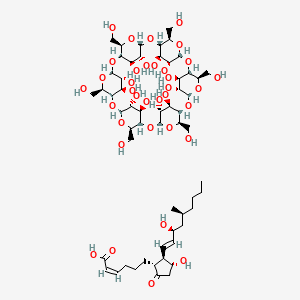 molecular formula C58H96O35 B1675397 Limaprost alfadex CAS No. 88852-12-4