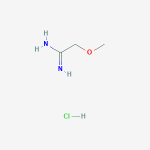 molecular formula C3H9ClN2O B167540 2-Methoxyacetimidamide hydrochloride CAS No. 1903-91-9