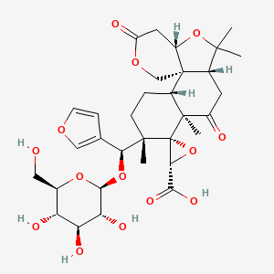 molecular formula C32H42O14 B1675407 Limonin 17-beta-D-glucopyranoside CAS No. 123564-61-4