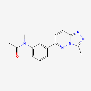 molecular formula C15H15N5O B1675408 Lin28-let-7 antagonist 1 CAS No. 108825-65-6