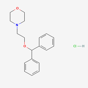 molecular formula C19H24ClNO2 B1675410 Linadryl hydrochloride CAS No. 5928-69-8