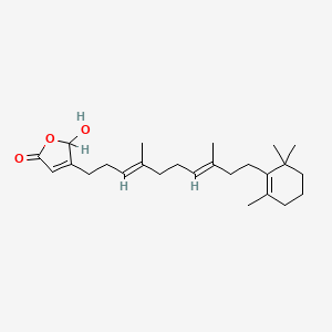 molecular formula C25H38O3 B1675421 Luffariellolide CAS No. 111149-87-2