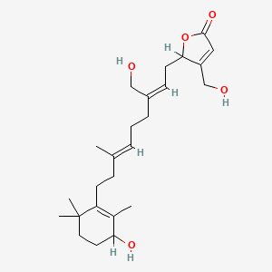 molecular formula C25H38O5 B1675422 Luffariolide F CAS No. 147663-78-3