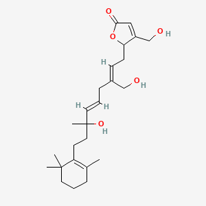 molecular formula C25H38O5 B1675423 Luffariolide G CAS No. 147663-79-4