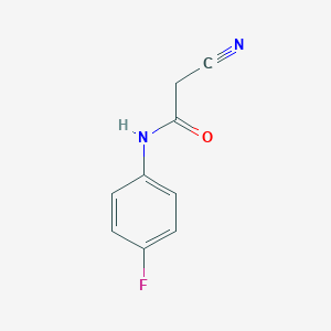molecular formula C9H7FN2O B167543 2-cyano-N-(4-fluorophenyl)acetamide CAS No. 1735-88-2