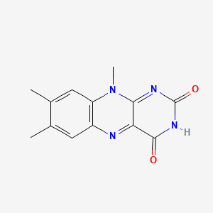 molecular formula C13H12N4O2 B1675435 Lumiflavin CAS No. 1088-56-8