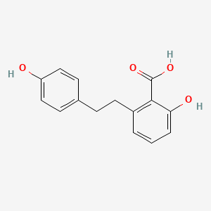 molecular formula C15H14O4 B1675448 Lunularic acid CAS No. 23255-59-6